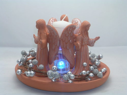 Angel Nativity Candle Holder