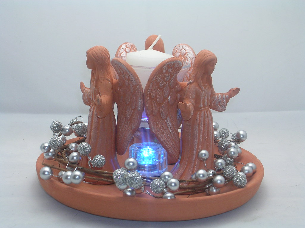 angel candle holder