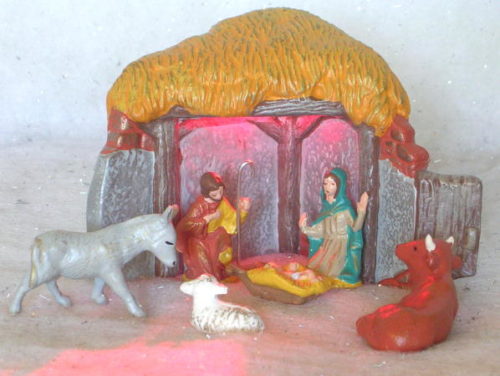 Stained Stable Nativity